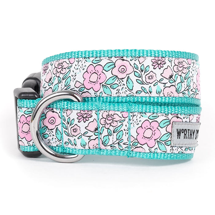 Garden Party Collection Dog Collar or Leads - 3 Red Rovers