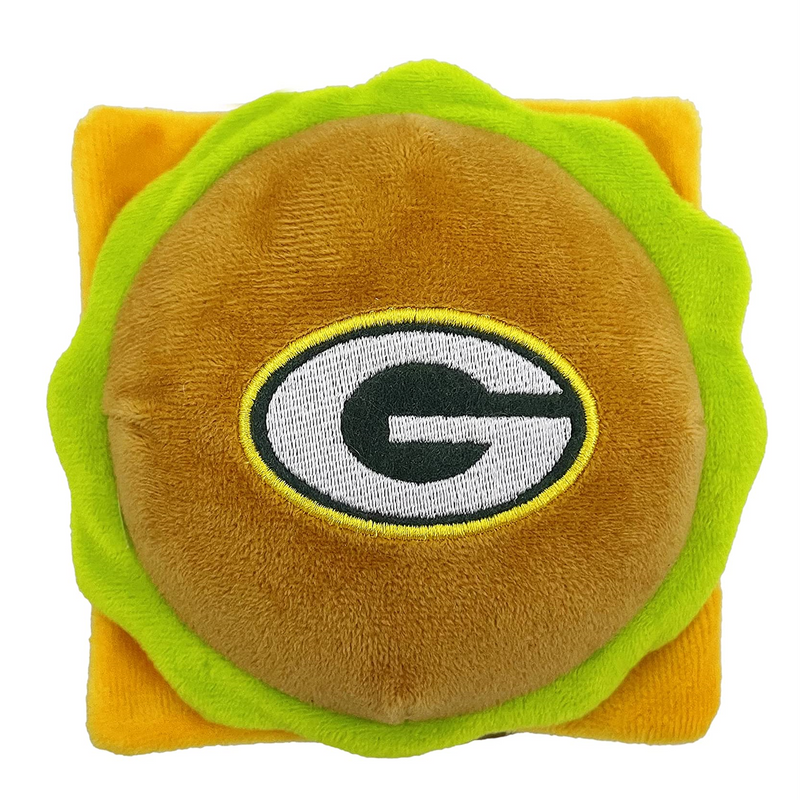 Green Bay Packers Hamburger Plush Toys - 3 Red Rovers