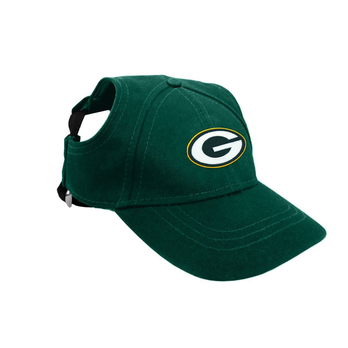 Green Bay Packers Pet Baseball Hat - 3 Red Rovers