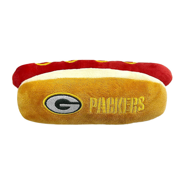 Green Bay Packers Hot Dog Plush Toys - 3 Red Rovers