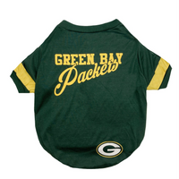 Green Bay Packers Stripe Tee Shirt - 3 Red Rovers