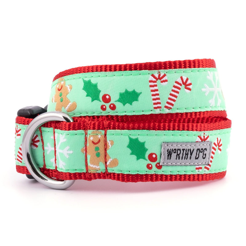 Gingerbread Collection Dog Collar or Leads - 3 Red Rovers