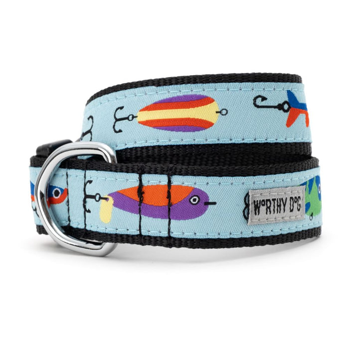 Gone Fishin' Collection Dog Collar or Leads - 3 Red Rovers