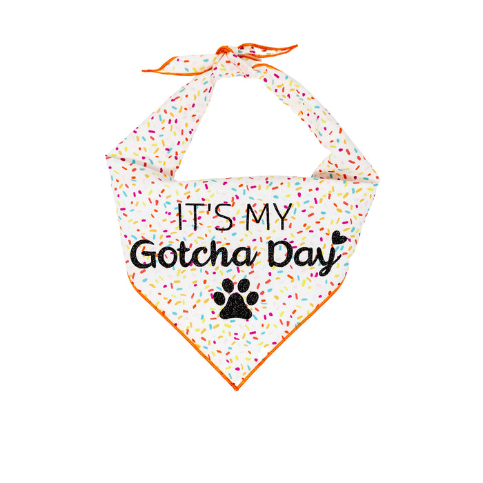 Its My Gotcha Day Sprinkles Bandanas - 3 Red Rovers