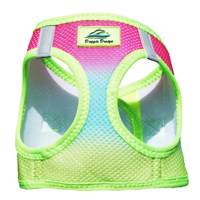 American River Choke Free Dog Harness™ Ombre - Rainbow - 3 Red Rovers