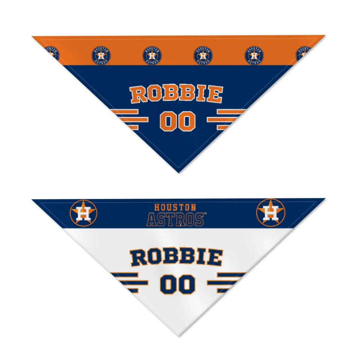 Houston Astros Home/Road Personalized Reversible Bandana - 3 Red Rovers