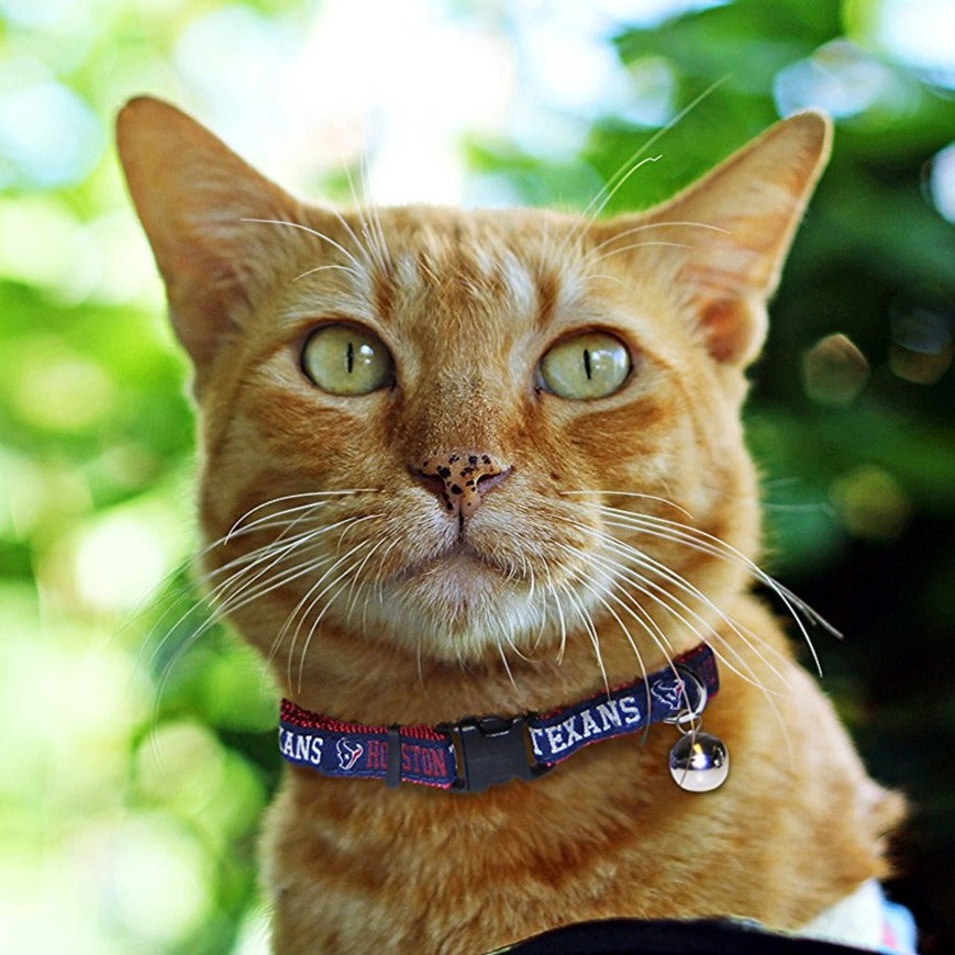 Houston Texans Cat Collar - 3 Red Rovers