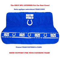 Indianapolis Colts Pet Car Seat Protector - 3 Red Rovers