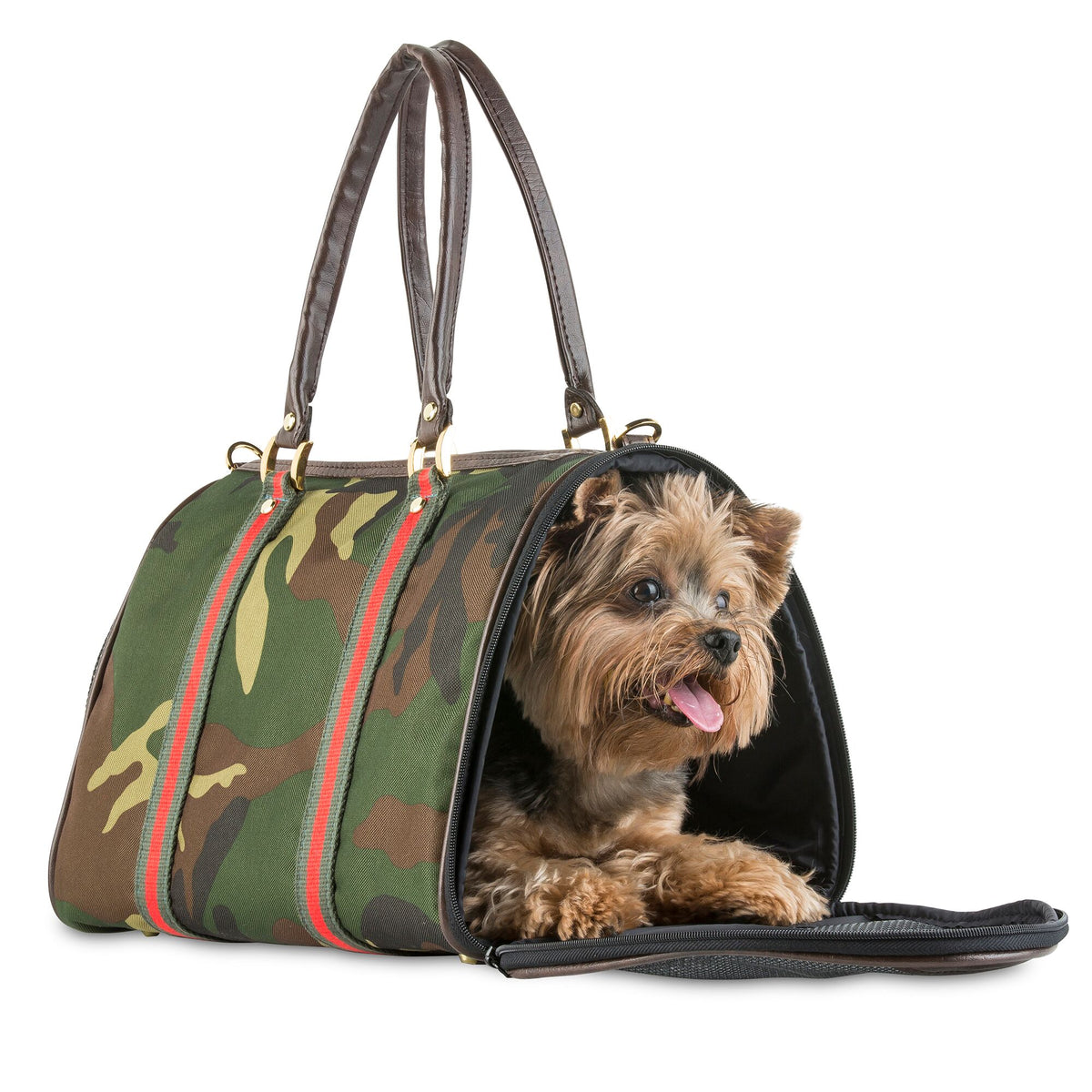 JL Duffel Camouflage with Red Stripe - 3 Red Rovers
