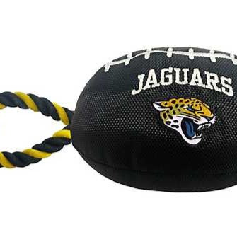 Jacksonville Jaguars Football Rope Toy - 3 Red Rovers