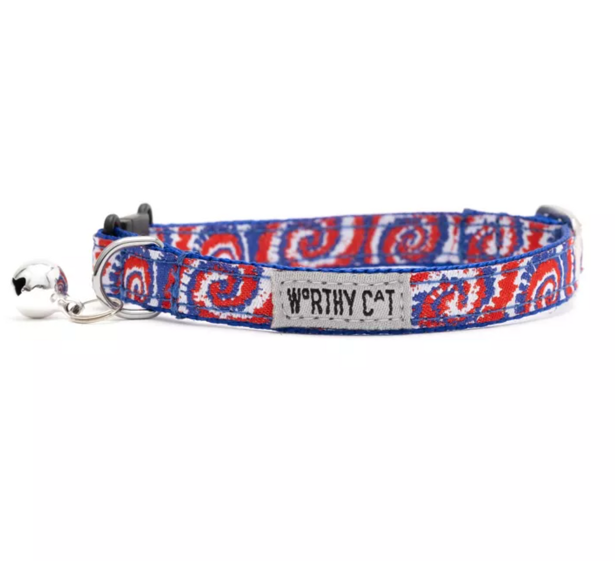 Kaleidoscope Americana Cat Collar - 3 Red Rovers