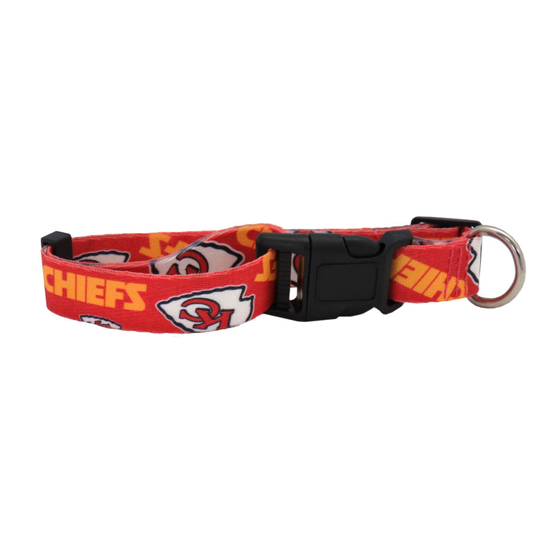 Kansas City Chiefs Ltd Dog Collar or Leash - 3 Red Rovers