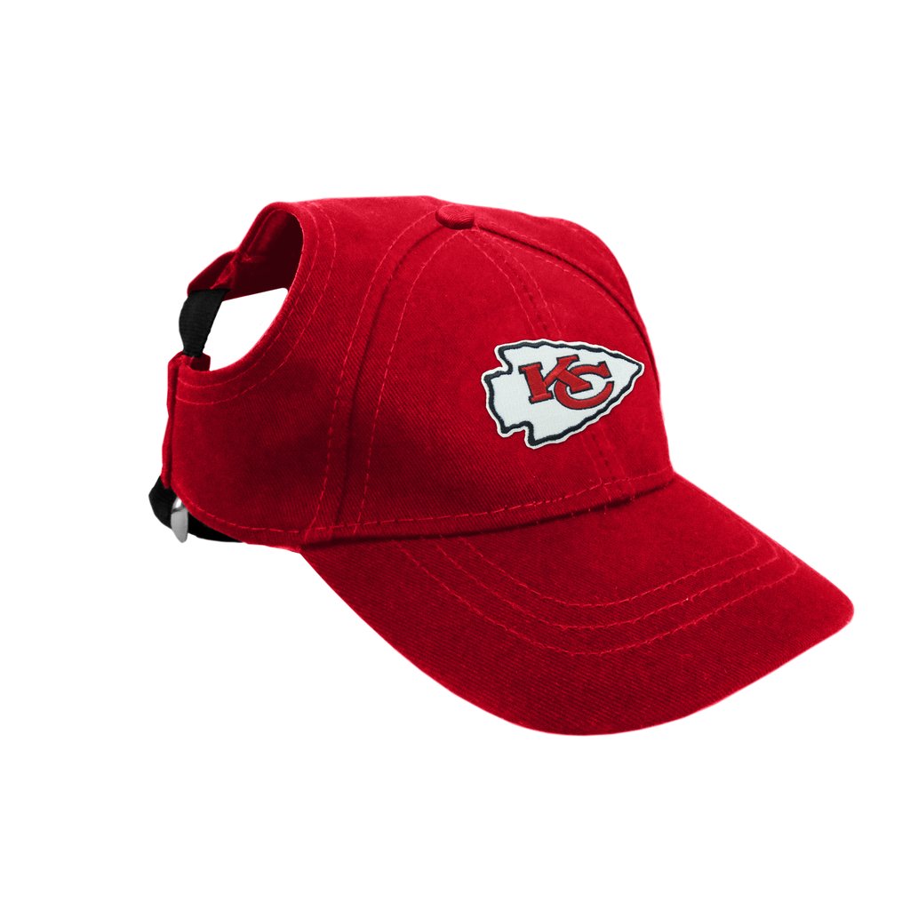 Kansas City Chiefs Pet Baseball Hat - 3 Red Rovers