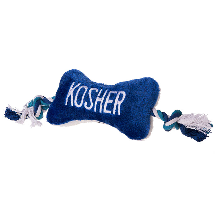 Kosher Bone Dog Tug Toy - 3 Red Rovers