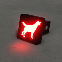 Labrador Hitch Cover Brake Light - 3 Red Rovers