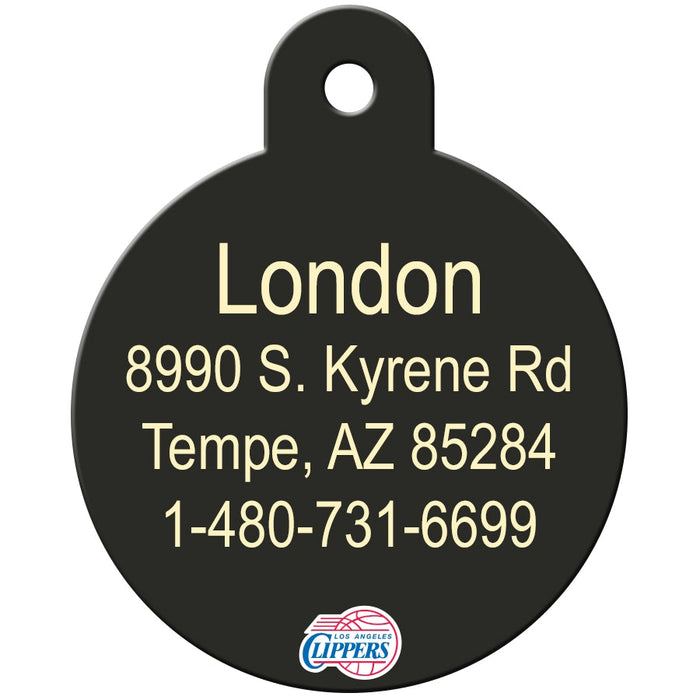 Los Angeles Clippers Pet ID Tag - 3 Red Rovers