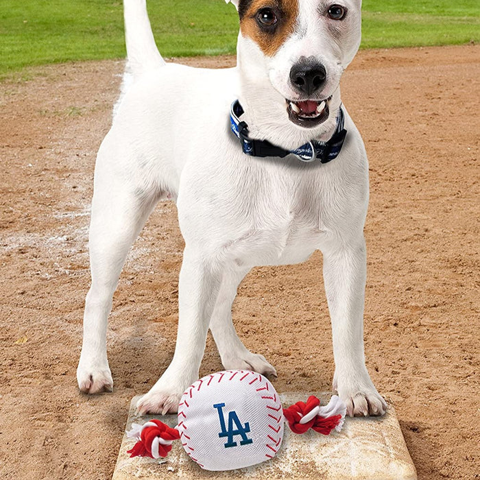 LA Dodgers Baseball Rope Toys - 3 Red Rovers