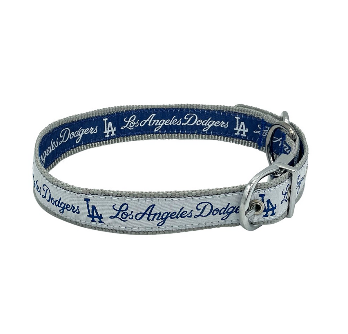 LA Dodgers Reversible Dog Collar - 3 Red Rovers