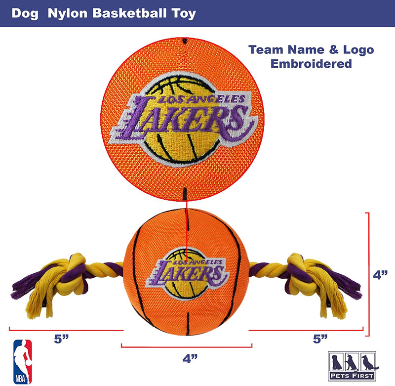 Los Angeles Lakers Ball Rope Toys - 3 Red Rovers