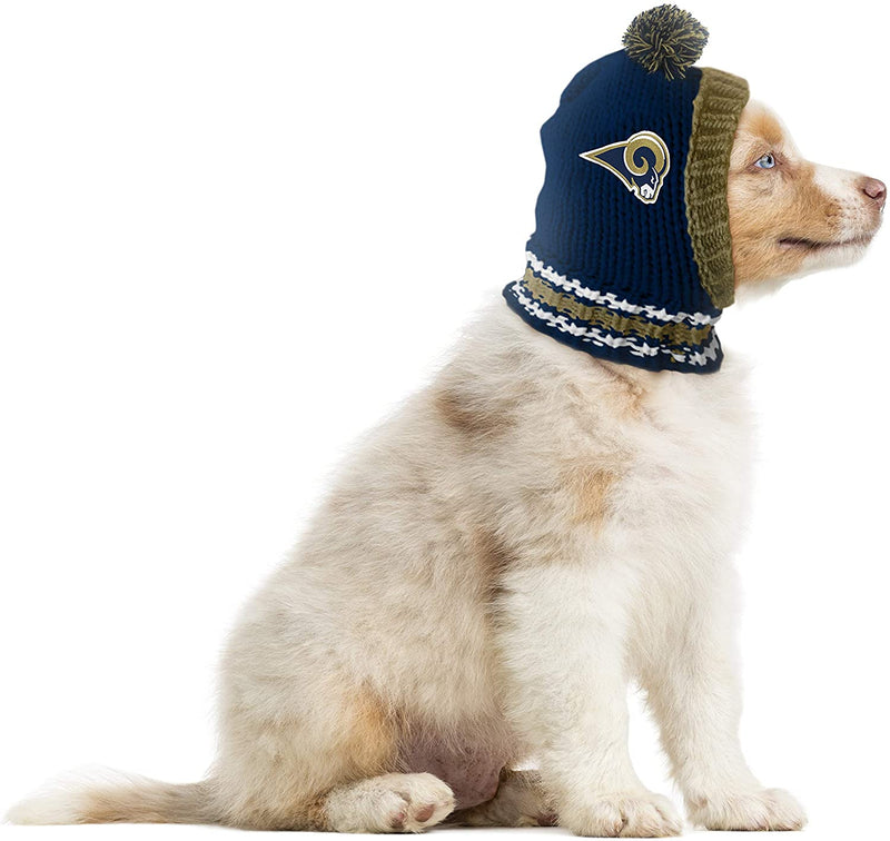 Los Angeles Rams Pet Knit Hat - 3 Red Rovers