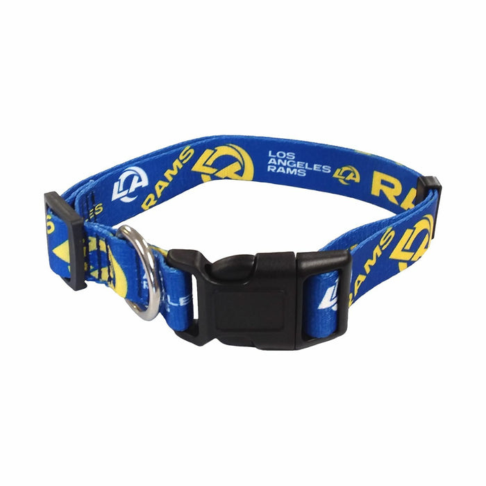 Los Angeles Rams Ltd Dog Collar - Large - READY TO SHIP - 3 Red Rovers