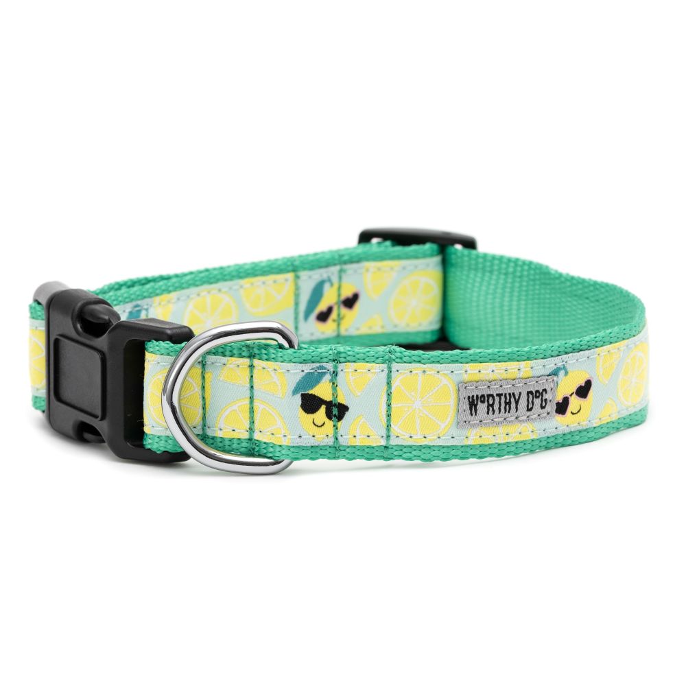 Lemons Collection Dog Collar or Leads - 3 Red Rovers