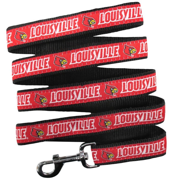 Louisville Cardinals Dog Leash - 3 Red Rovers