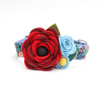 Mae Pet Collar Corsage - 3 Red Rovers