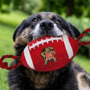MD Terrapins Football Rope Toys - 3 Red Rovers