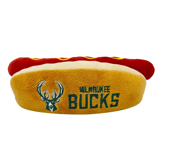 Milwaukee Bucks Hot Dog Plush Toys - 3 Red Rovers