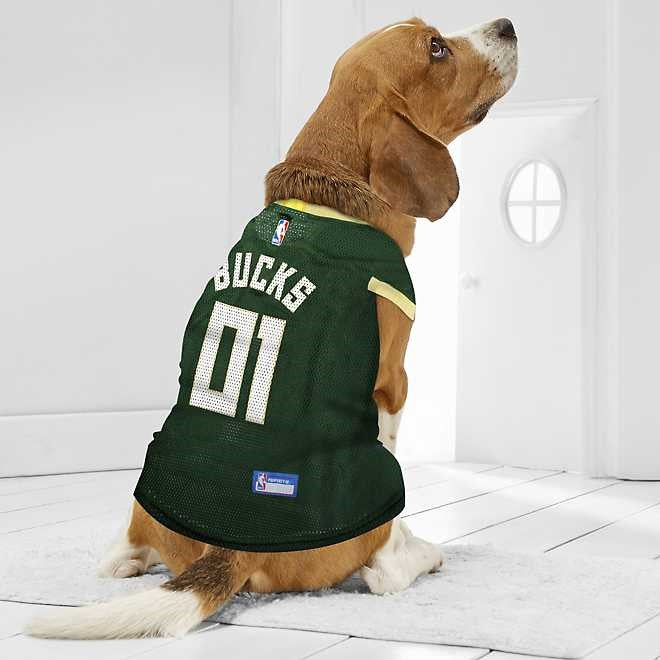 Milwaukee bucks sales dog jersey