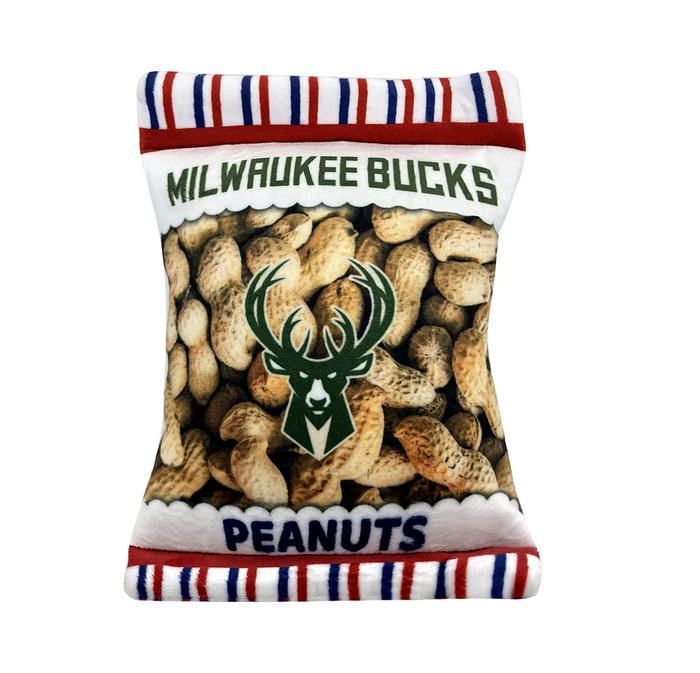 Milwaukee Bucks Peanut Bag Plush Toys - 3 Red Rovers