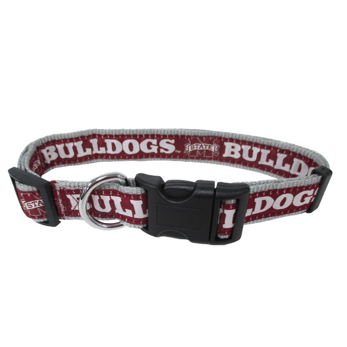 MS State Bulldogs Dog Collar - 3 Red Rovers
