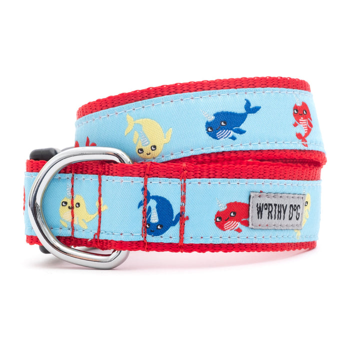 Narwhals Collection Dog Collar or Leads - 3 Red Rovers