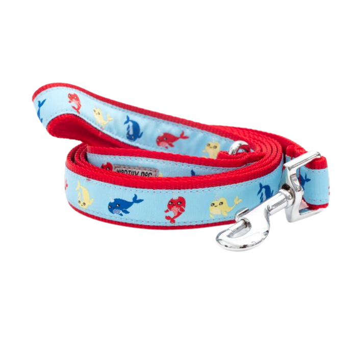 Narwhals Collection Dog Collar or Leads - 3 Red Rovers