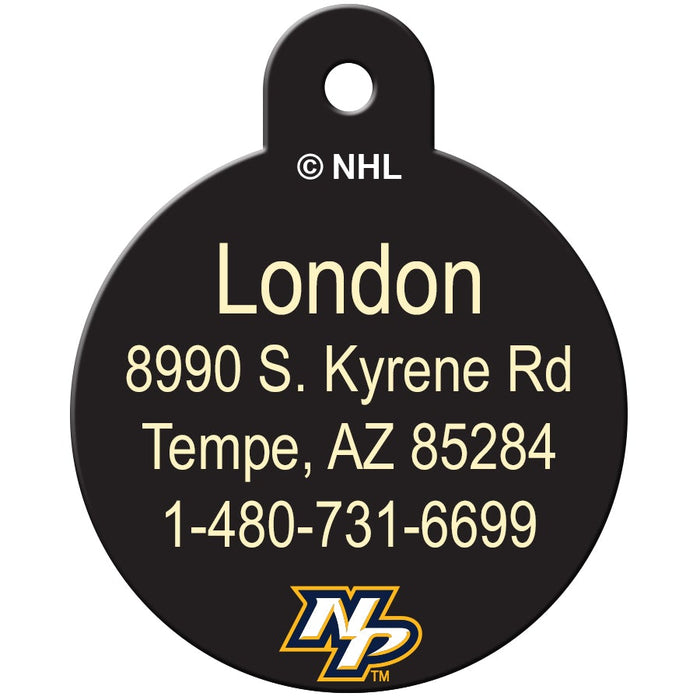 Nashville Predators Pet ID Tag - 3 Red Rovers