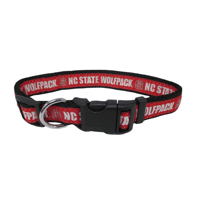 NC State Wolfpack Dog Collar - 3 Red Rovers