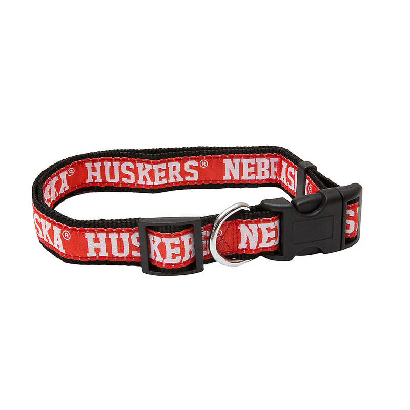 NE Cornhuskers Dog Collar - 3 Red Rovers