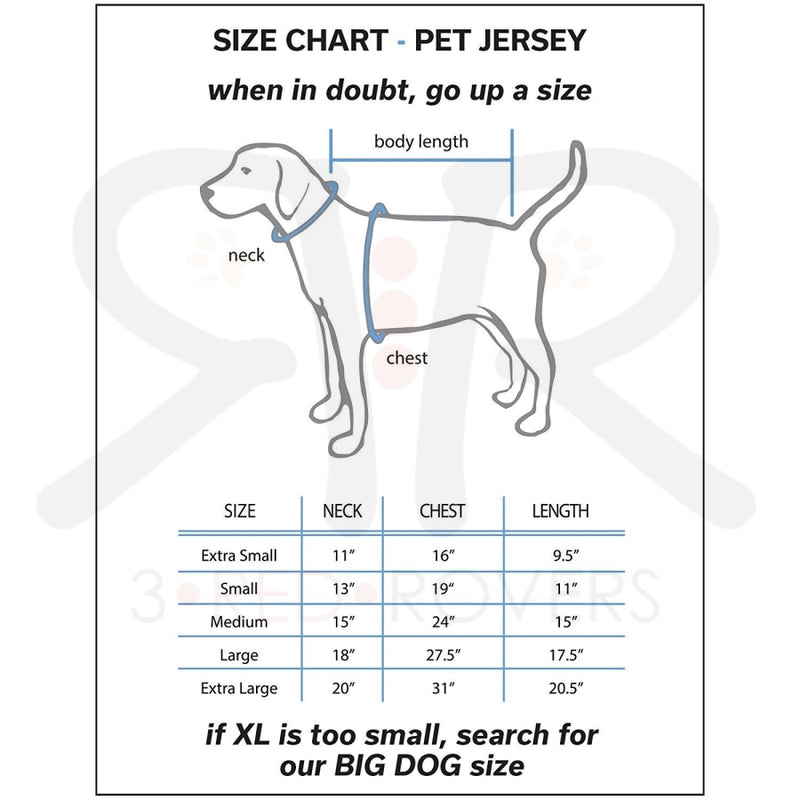 New York Rangers Pet Jersey - XS