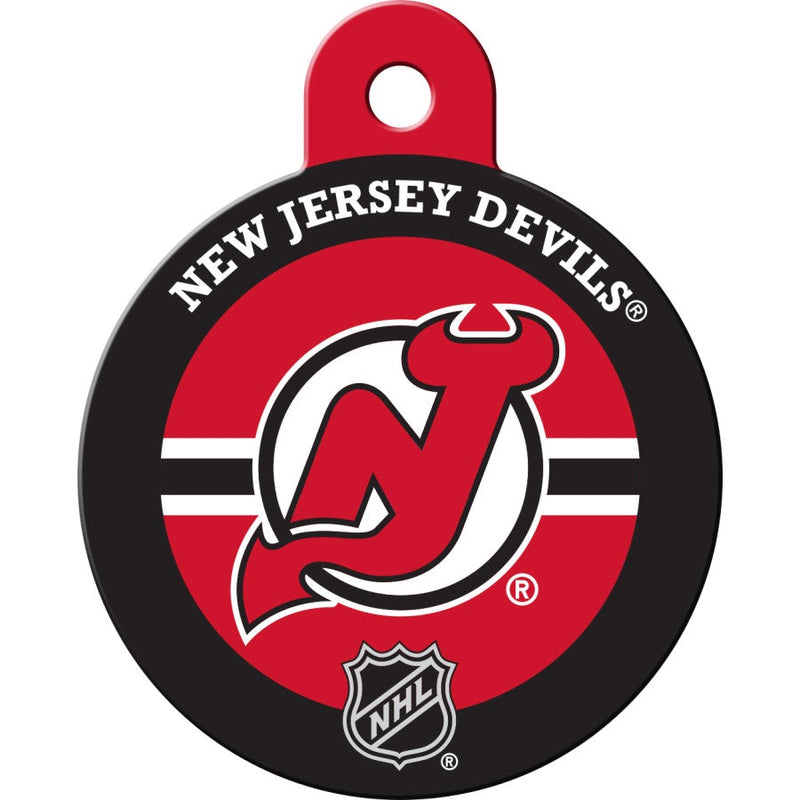 New Jersey Devils Pet ID Tag - 3 Red Rovers