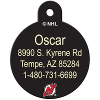 New Jersey Devils Pet ID Tag - 3 Red Rovers