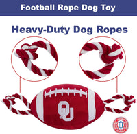 OK Sooners Football Rope Toys - 3 Red Rovers