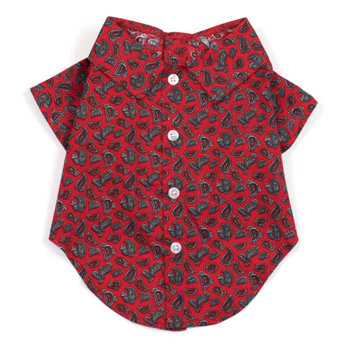 Paisley Red Shirt - 3 Red Rovers