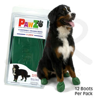 PawZ Rubber Dog Boots - 7 Sizes - 3 Red Rovers