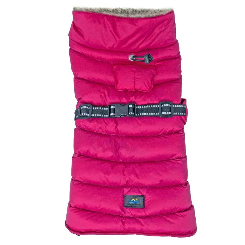 Alpine Puffer Coat - Peacock Pink - 3 Red Rovers
