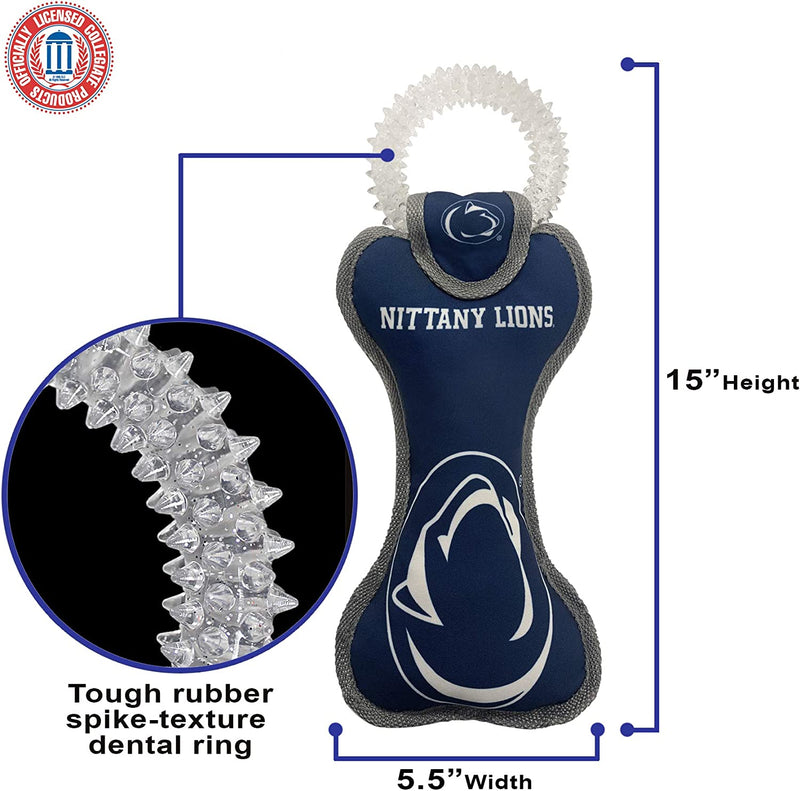 Penn State Nittany Lions Dental Tug Toy - 3 Red Rovers