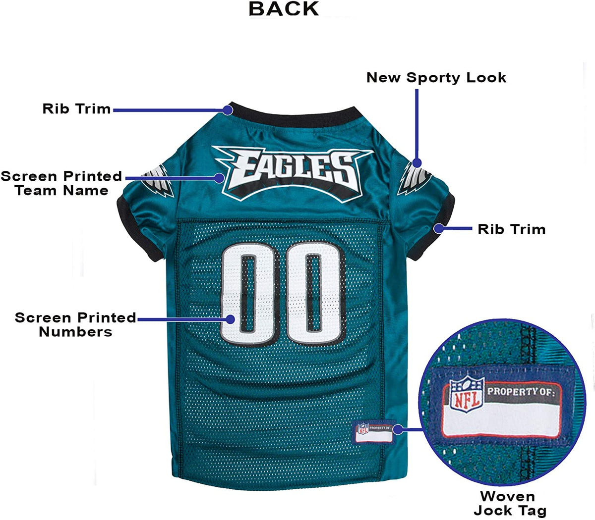 Philadelphia Eagles Pet Jersey - Main Image