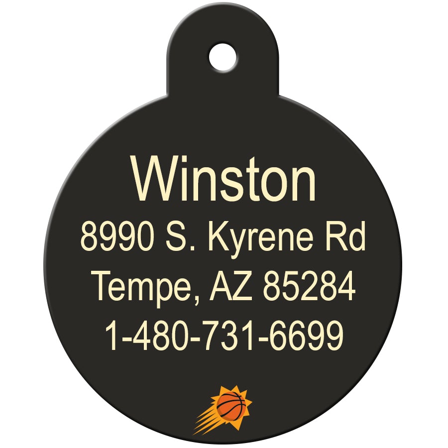 Phoenix Suns Pet ID Tag - 3 Red Rovers
