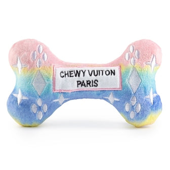 Chewy Vuiton Pink Ombre Bone Toy - 3 Red Rovers