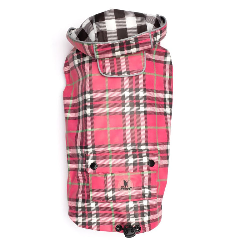 Pink Plaid London Raincoat - 3 Red Rovers